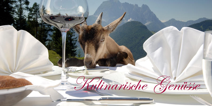 Festlich gedeckter Tisch - Restaurant Itter