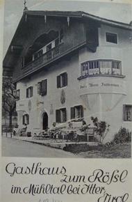 Gasthaus Rösslwirt um 1947